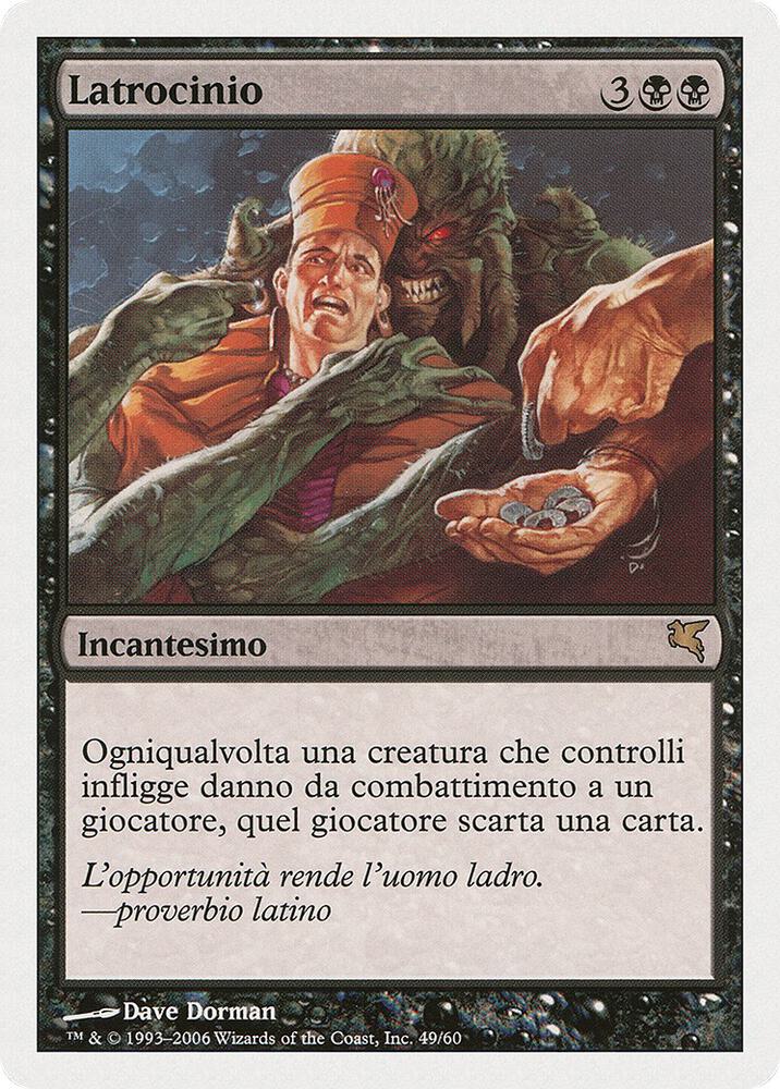 Larceny (Italian) - "Latrocinio"