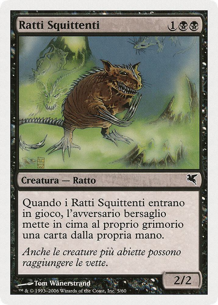 Chittering Rats (Italian) - "Ratti Squittenti" (A5)
