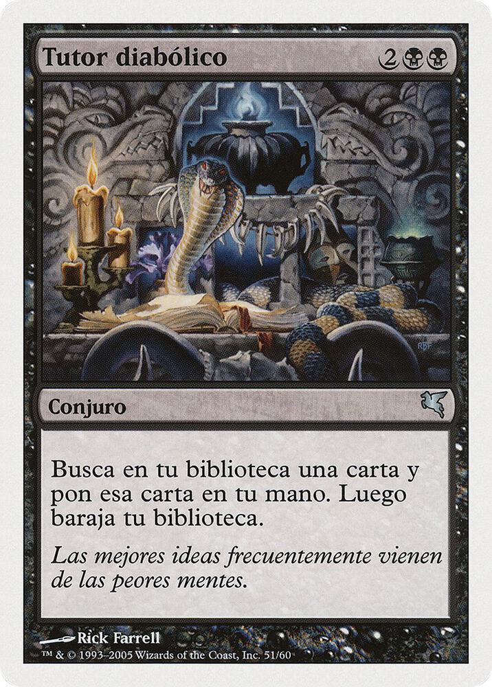Diabolic Tutor (Spanish) - "Tutor diabolico"