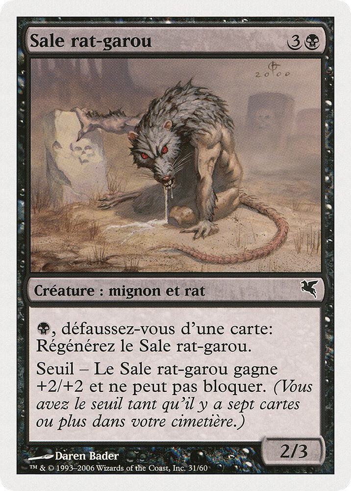 Dirty Wererat (French) - "Sale rat-garou" (A31)