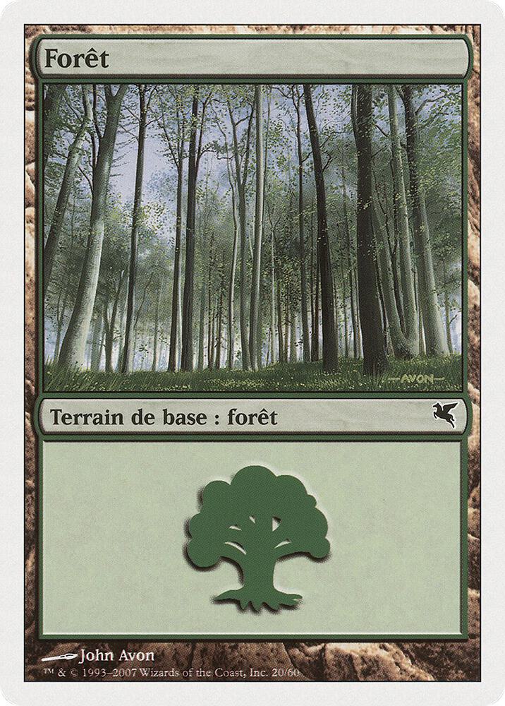 Forest (French) - "Foret" (J20)