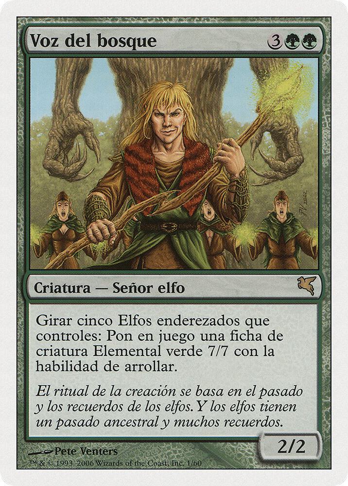 Voice of the Woods (Spanish) - "Voz del bosque"
