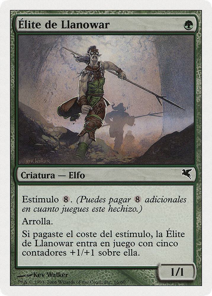 Llanowar Elite (Spanish) - "Élite de Llanowar" (B16)