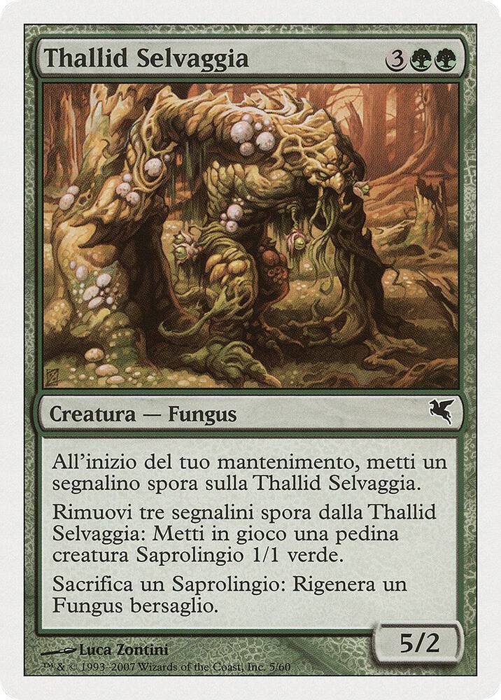 Savage Thallid (Italian) - "Thallid Selvaggia" (J5)