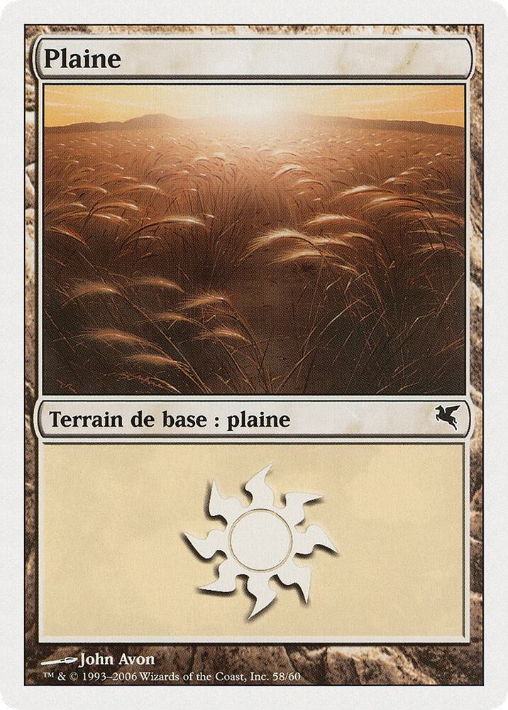 Plains (French) - "Plaine" (G58)