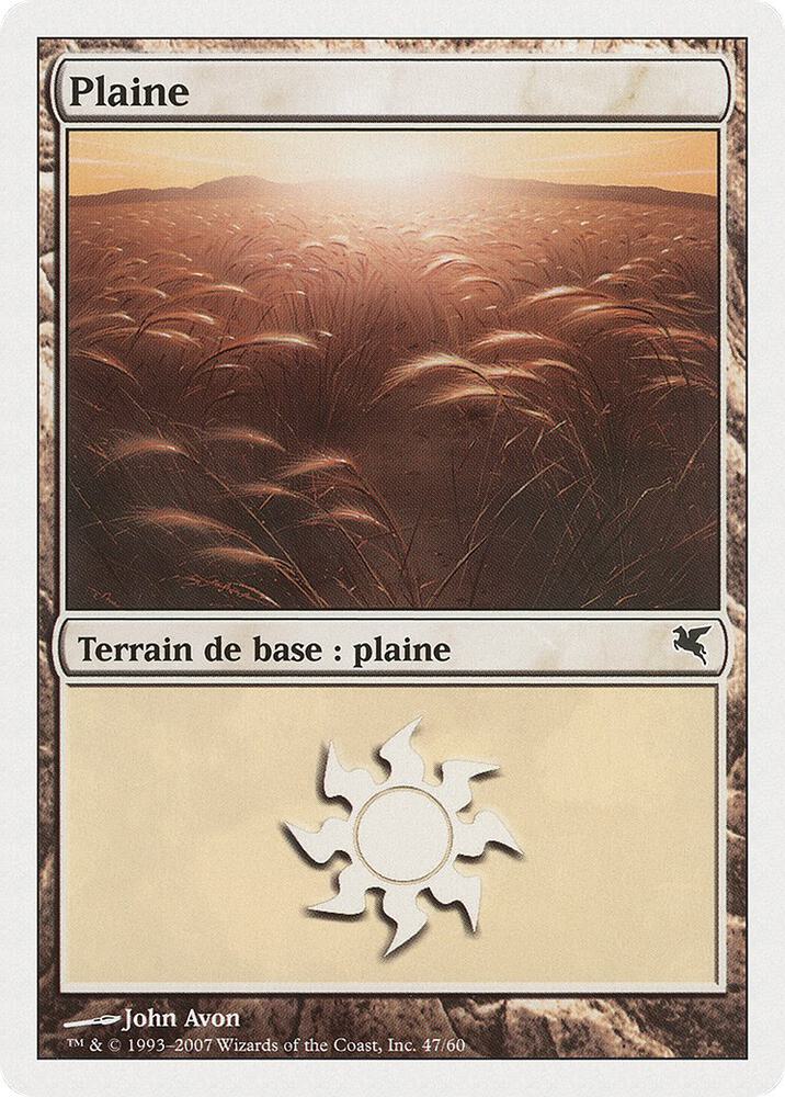 Plains (French) - "Plaine" (J47)