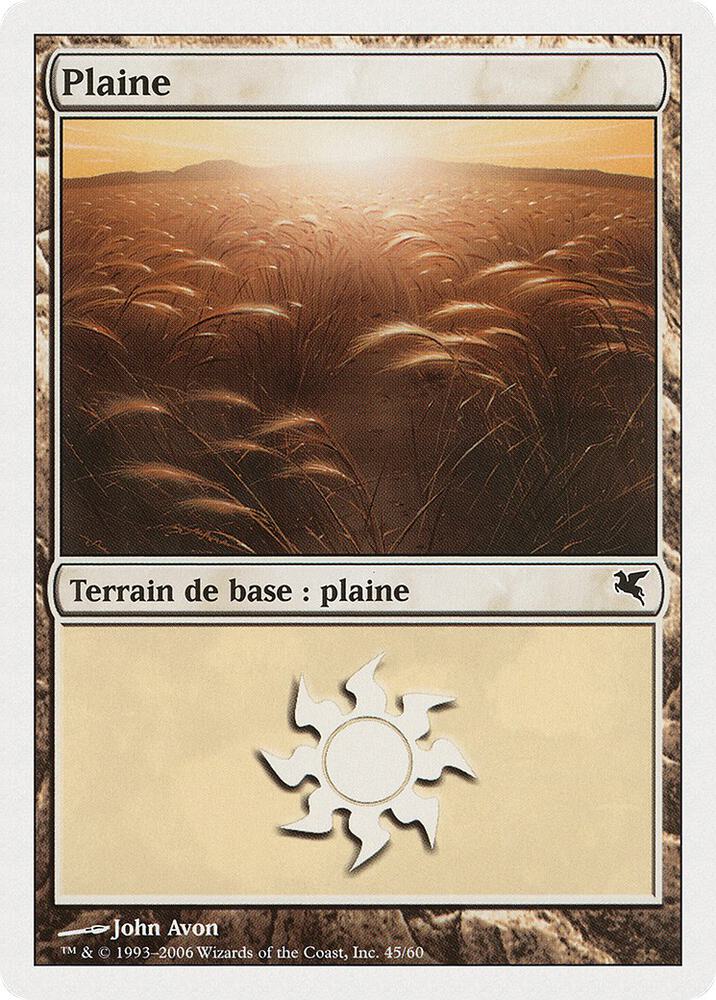 Plains (French) - "Plaine" (G45)