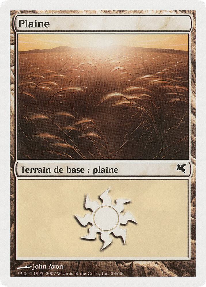 Plains (French) - "Plaine" (J23)