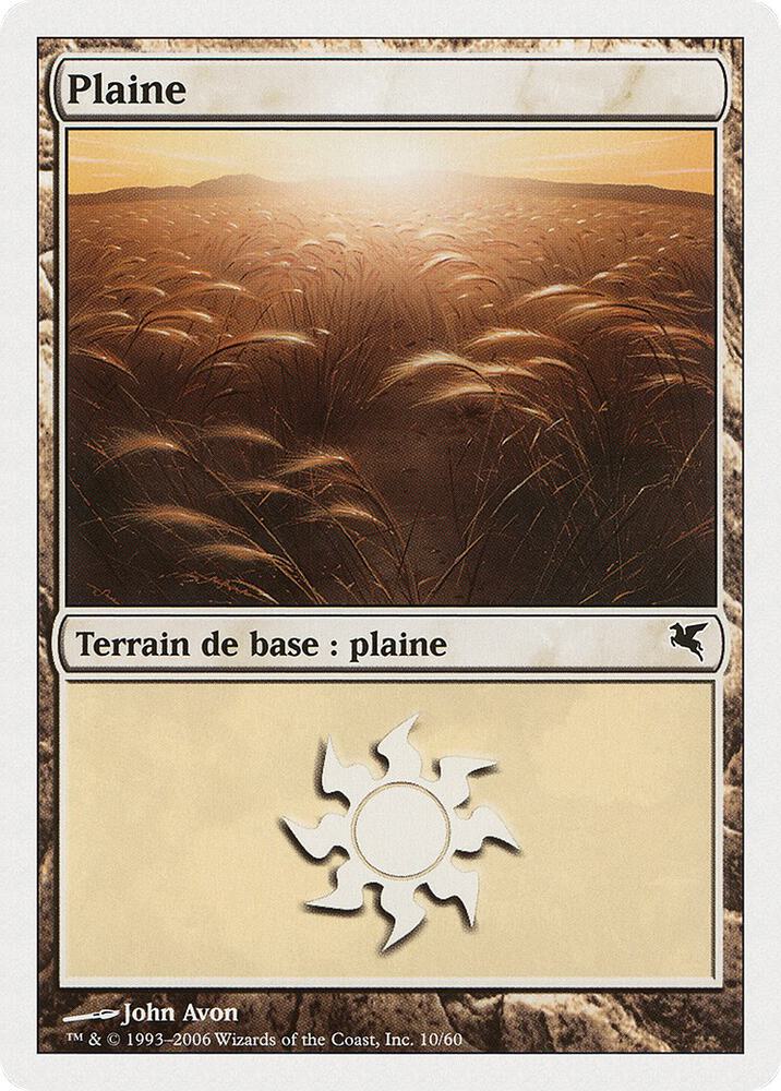 Plains (French) - "Plaine" (G10)