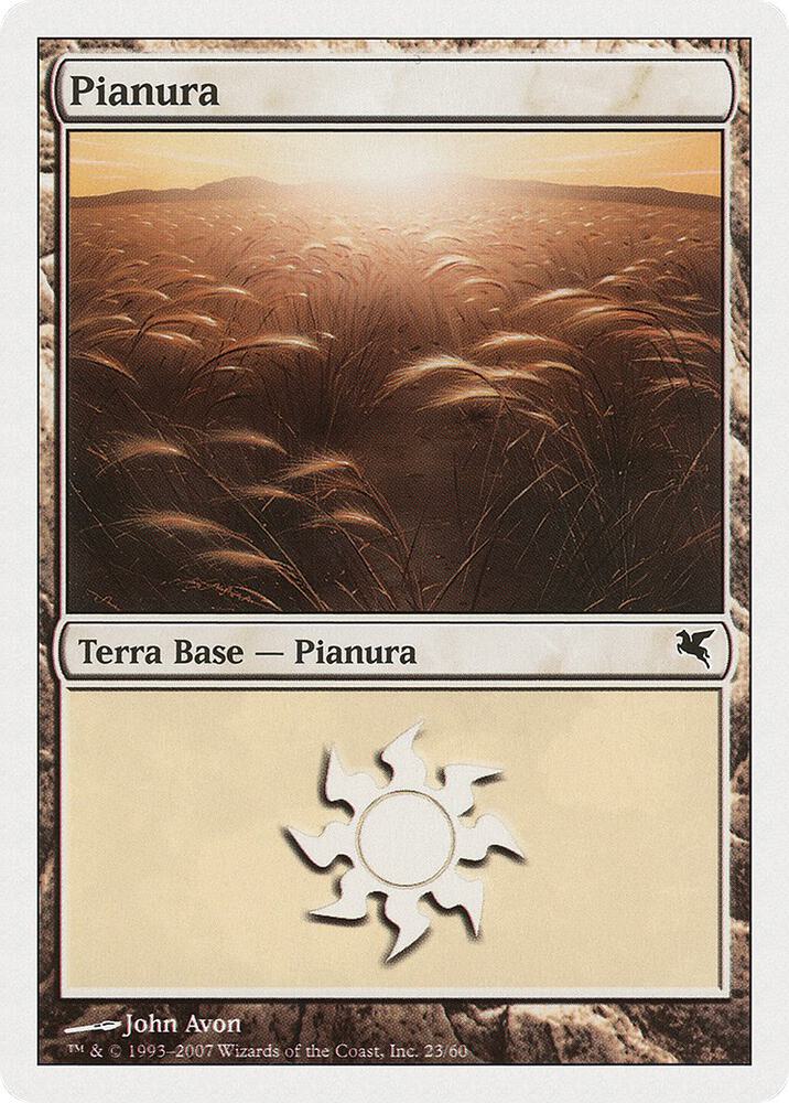 Plains (Italian) - "Pianura" (J23)