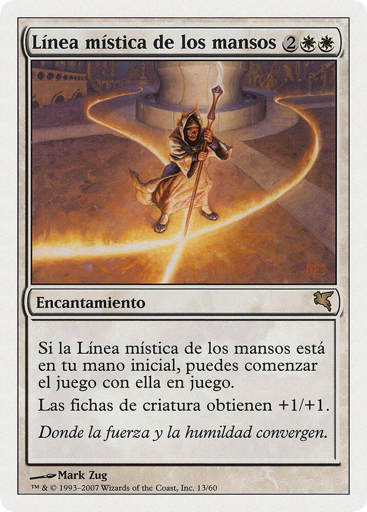Leyline of the Meek (Spanish) - "Linea mistica de los mansos"
