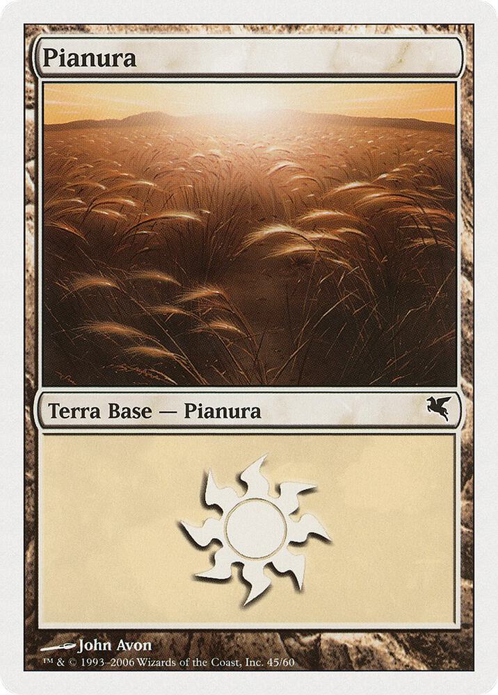 Plains (Italian) - "Pianura" (G45)