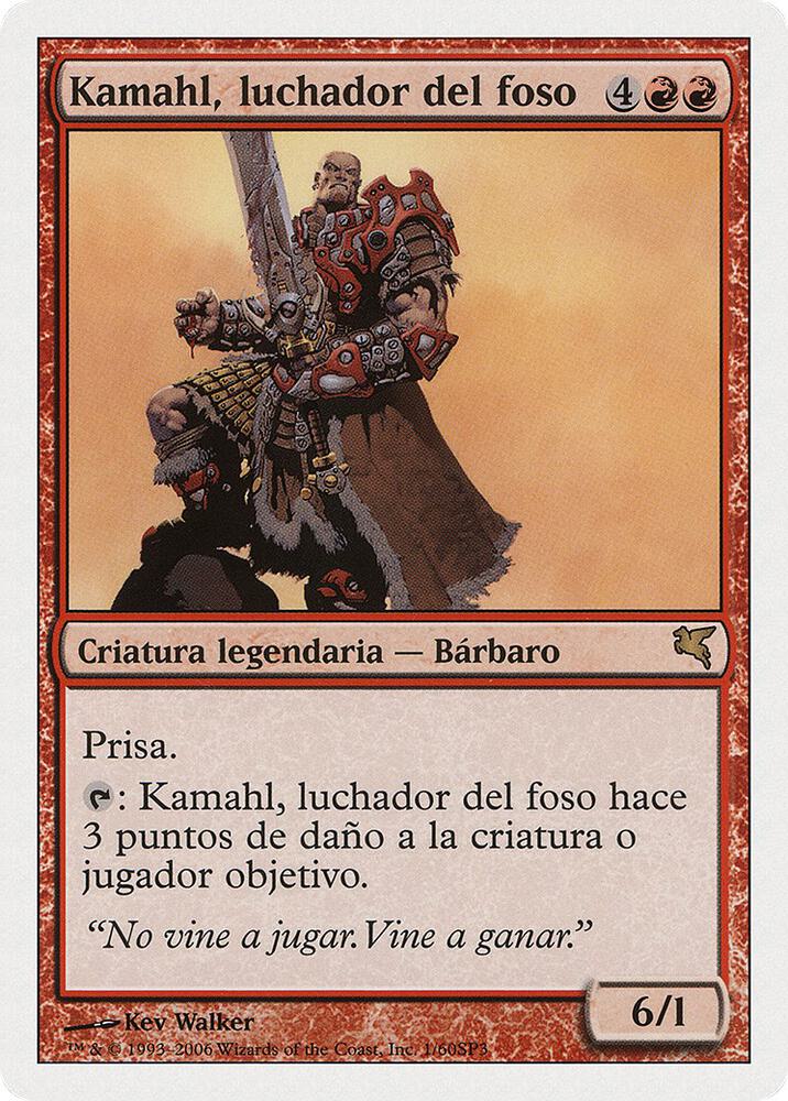 Kamahl, Pit Fighter (Spanish) - "Kamahl, luchador del foso"