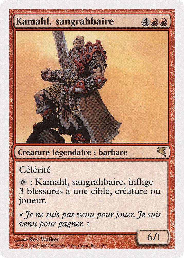 Kamahl, Pit Fighter (French) - "Kamahl, sangrahbaire"