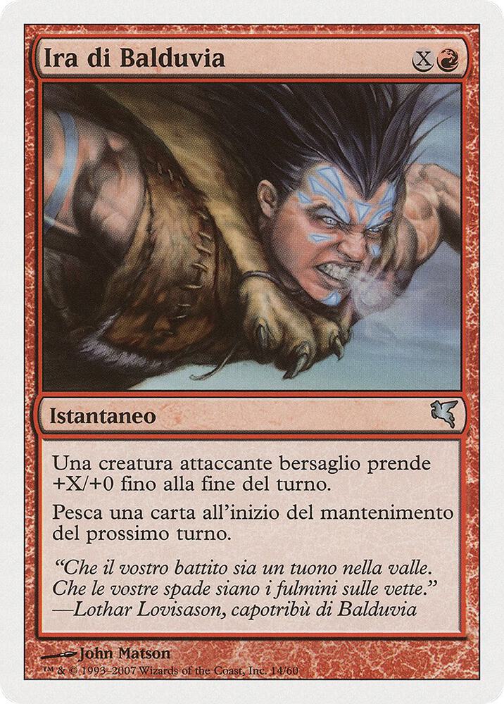 Balduvian Rage (Italian) - "Ira di Balduvia" (I14)