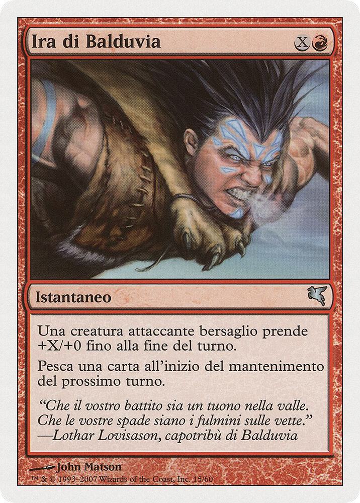 Balduvian Rage (Italian) - "Ira di Balduvia" (I15)