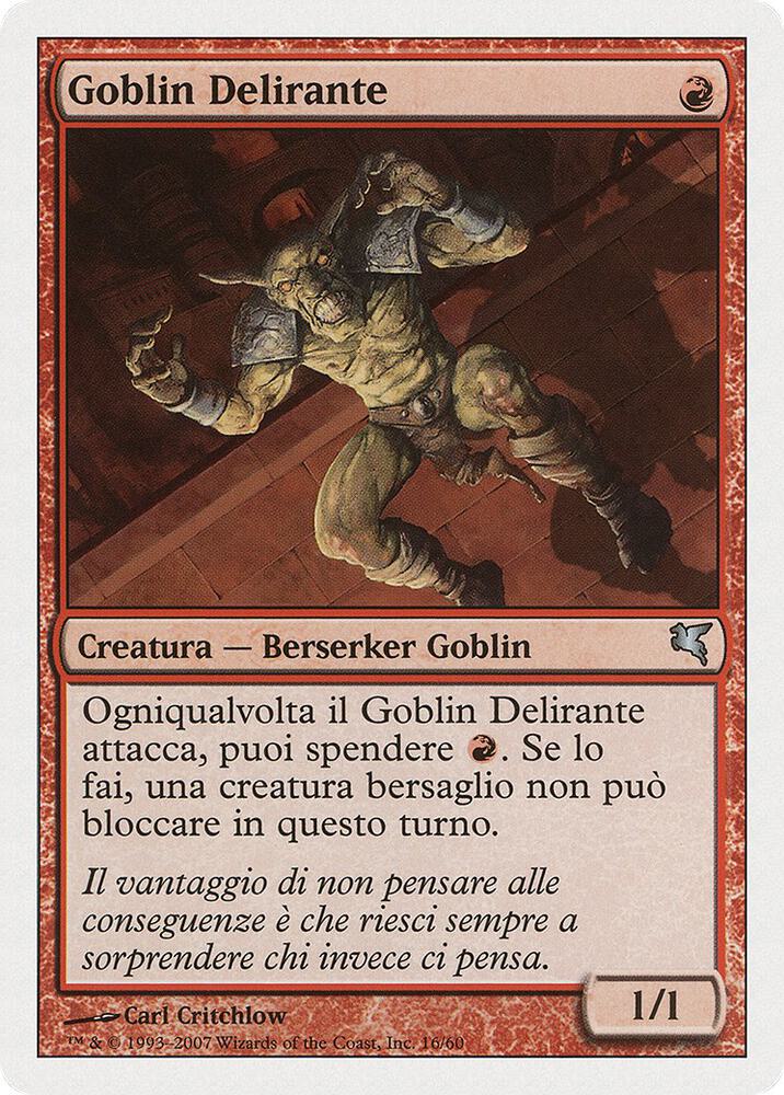 Frenzied Goblin (Italian) - "Goblin Delirante"