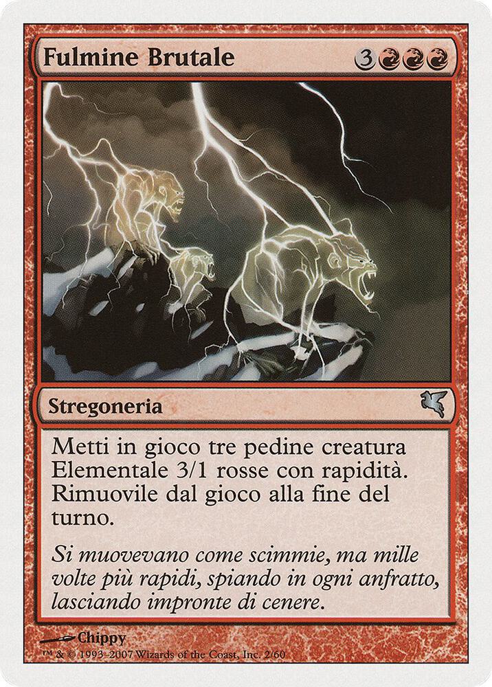 Feral Lightning (Italian) - "Fulmine Brutale" (I2)