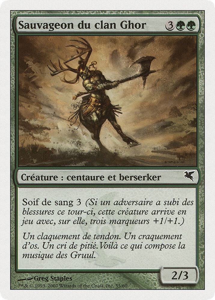 Skarrg, the Rage Pits (French) - "Sauvageon du clan Ghor" (I55)