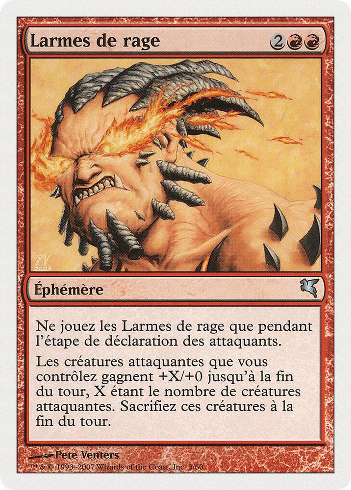 Tears of Rage (French) - "Larmes de rage"