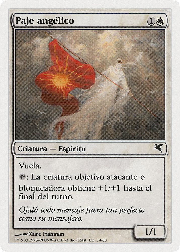 Angelic Page (Spanish) - "Paje angelico"