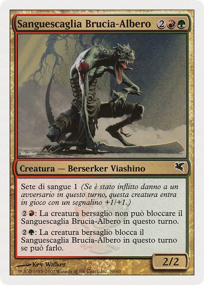 Burning-Tree Bloodscale (Italian) - "Sanguescaglia Brucia-Albero"