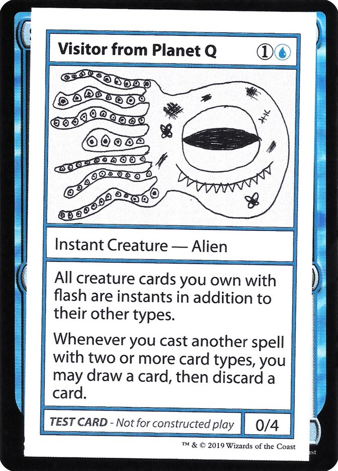 Visitor from Planet Q (No PW Symbol)