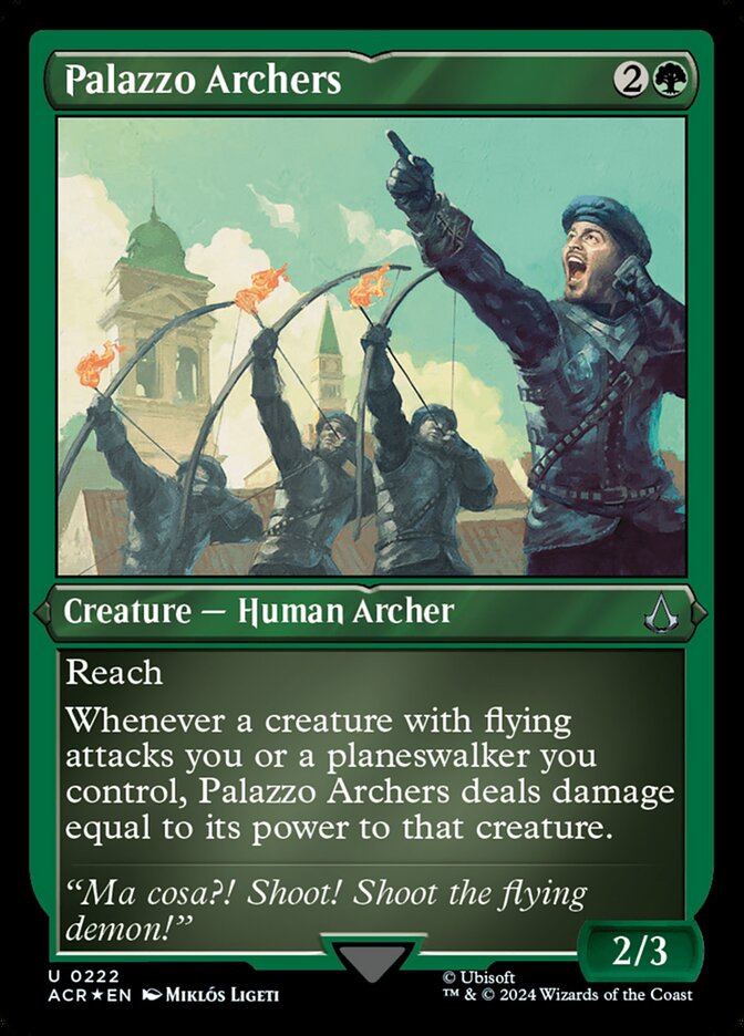 Palazzo Archers (Foil Etched)