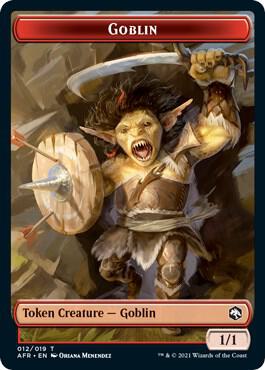 Goblin (012) // Blood (017) Double-Sided Token (Challenger 2022)