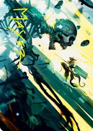 Repel the Vile Art Card (Gold-Stamped Signature)