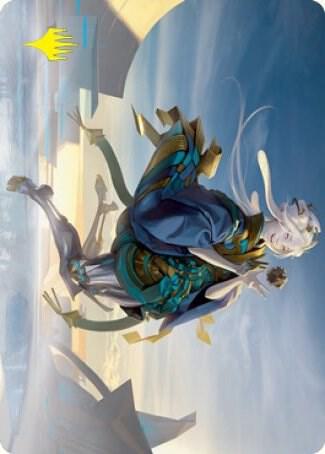 Moonfolk Puzzlemaker Art Card (Gold-Stamped Signature)