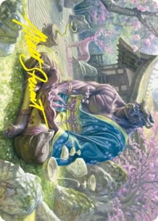 Kosei, Penitent Warlord Art Card (Gold-Stamped Signature)
