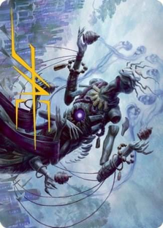 Myojin of Grim Betrayal Art Card (Gold-Stamped Signature)