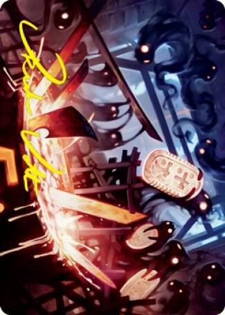 Smoke Spirits' Aid Art Card (Gold-Stamped Signature)