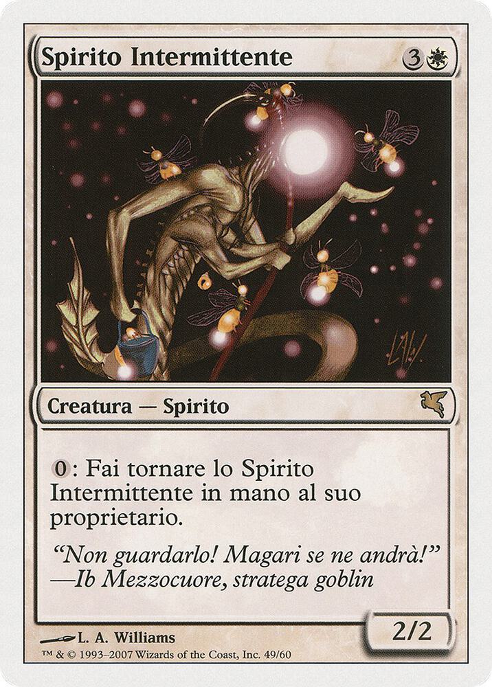 Blinking Spirit (Italian) - "Spirito Intermittente"