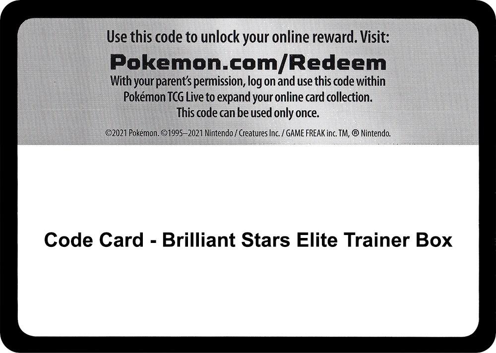 Code Card - Brilliant Stars Elite Trainer Box