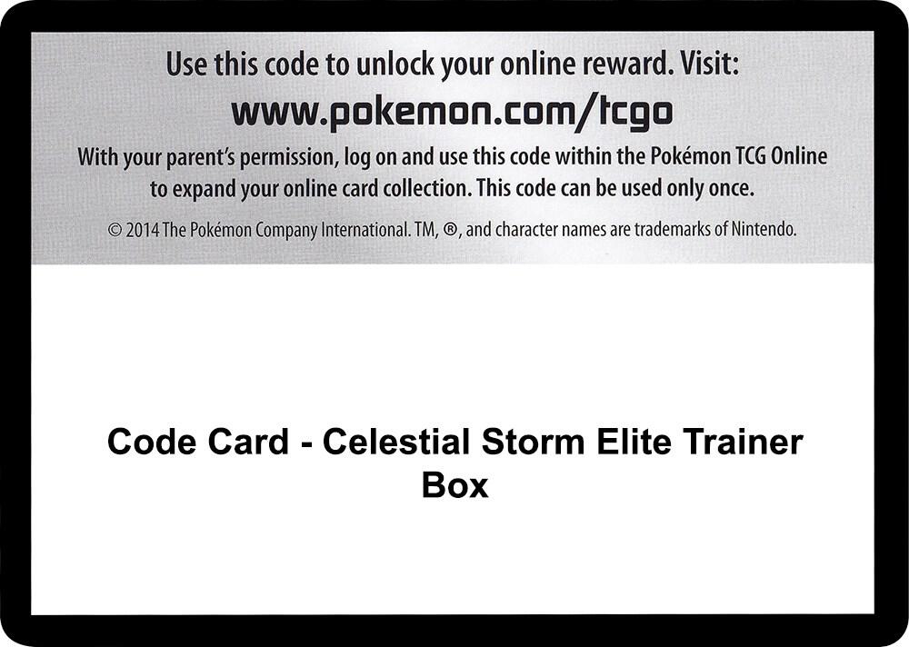 Code Card - Celestial Storm Elite Trainer Box