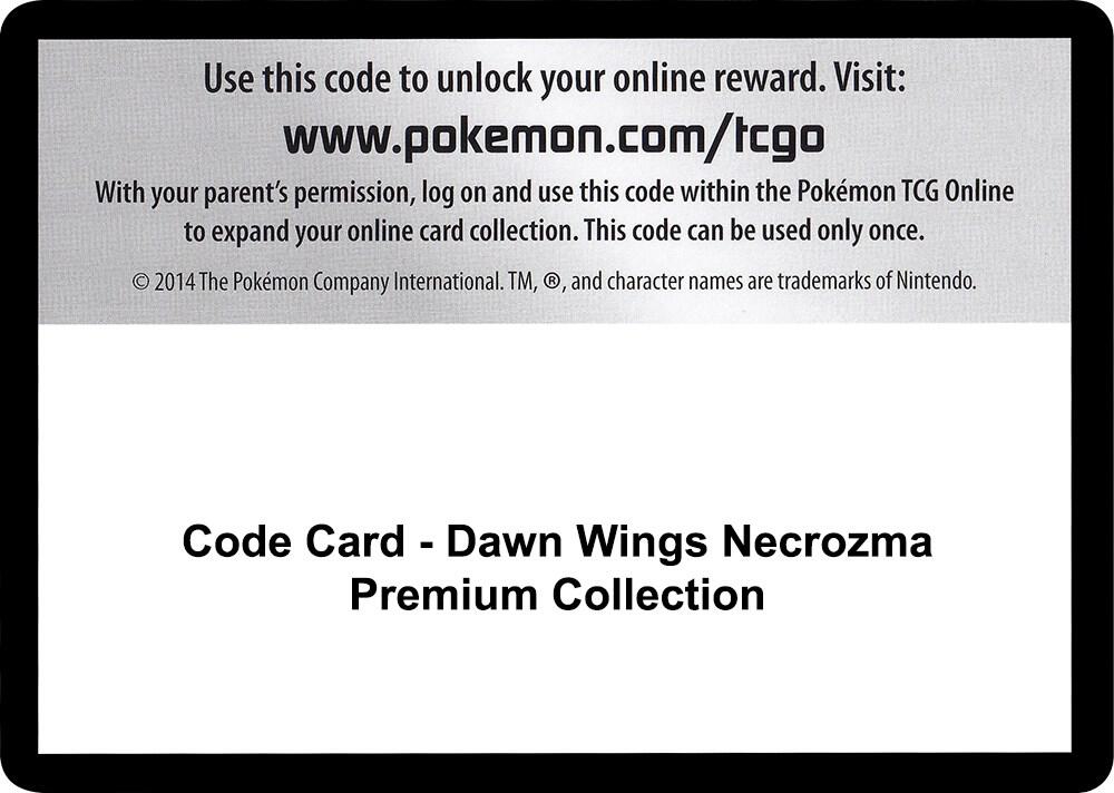 Code Card - Dawn Wings Necrozma Premium Collection