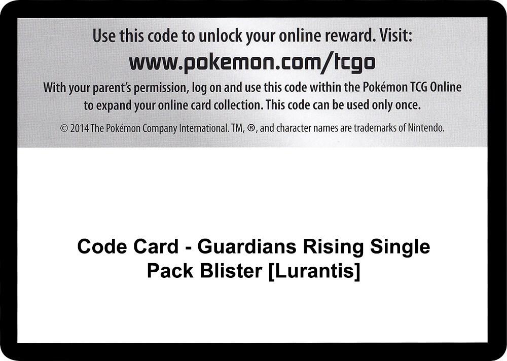 Code Card - Guardians Rising Single Pack Blister [Lurantis]