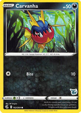 Carvanha - 162/264 (Eevee Stamped) - Pokémon
