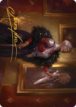 Evelyn, the Covetous Art Card (Gold-Stamped Signature)