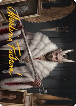 Lord Xander, the Collector Art Card (Gold-Stamped Signature)