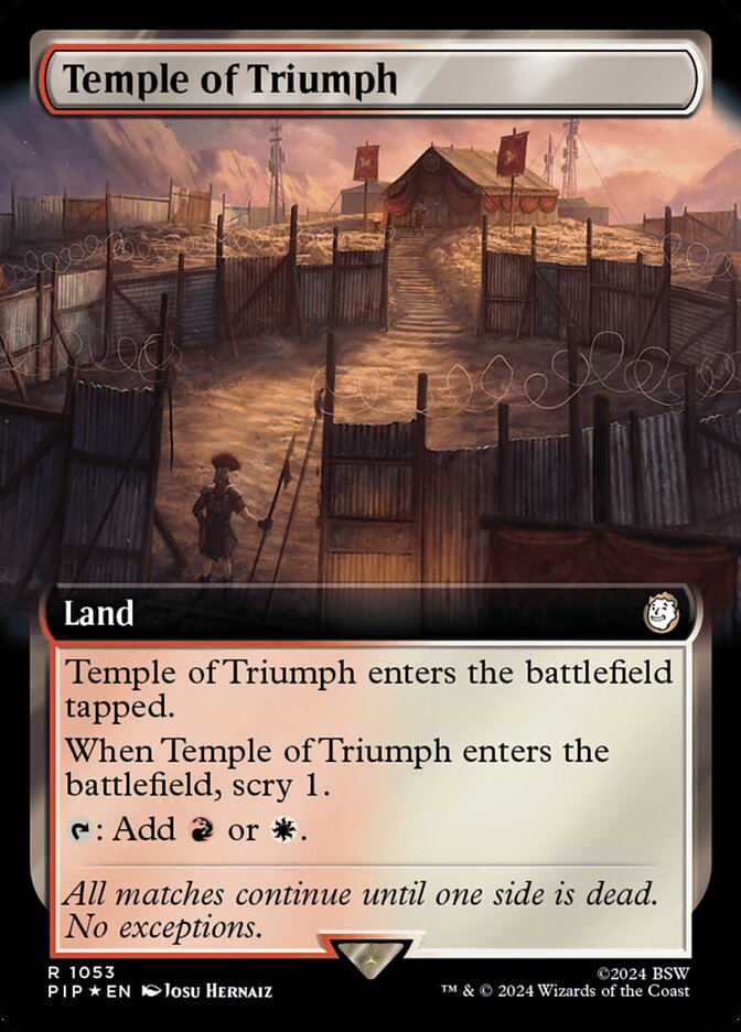 Temple of Triumph (Extended Art) (Surge Foil)