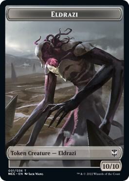 Eldrazi // Human Soldier Double-Sided Token