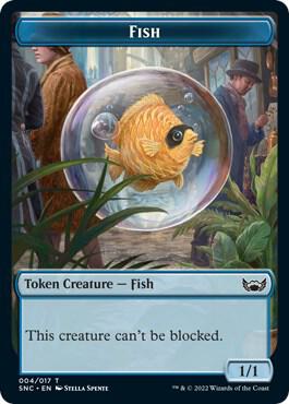 Fish // Spirit Double-Sided Token
