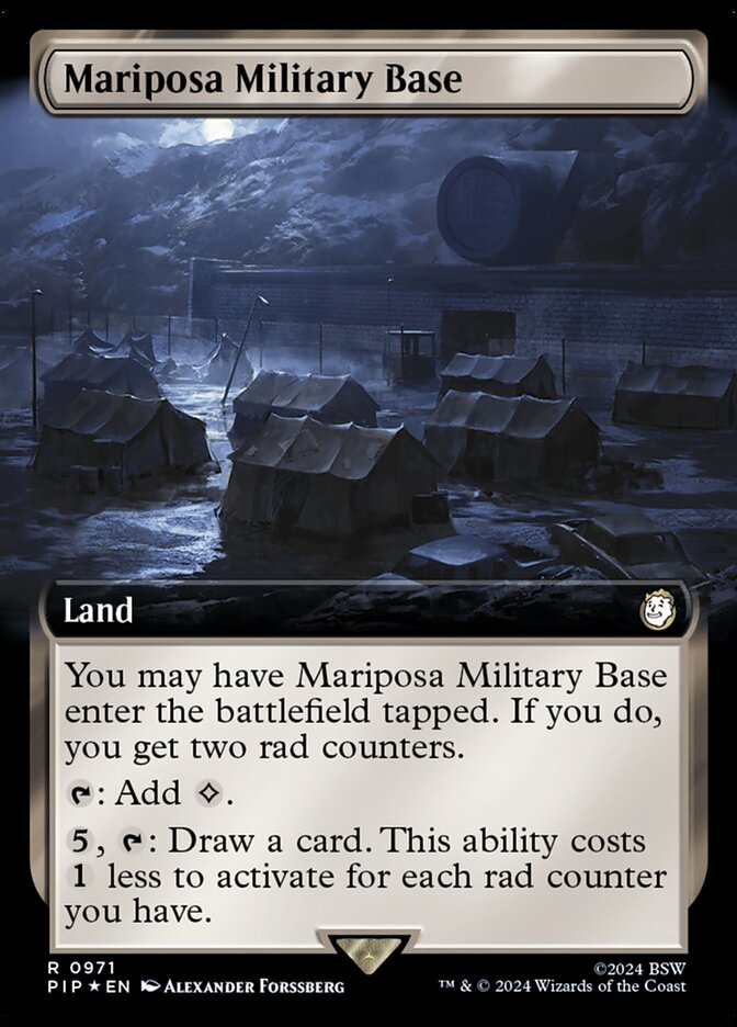 Mariposa Military Base (Extended Art) (Surge Foil)