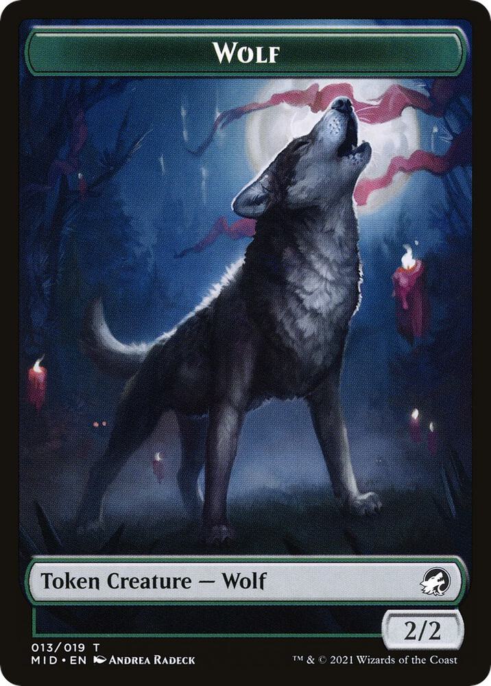 Wolf (013) // Treasure (015) Double-Sided Token (Challenger 2022)