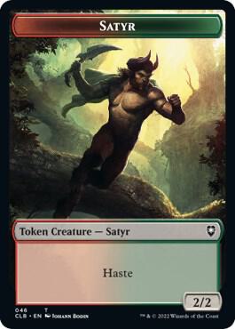 Satyr // Beast Double-Sided Token