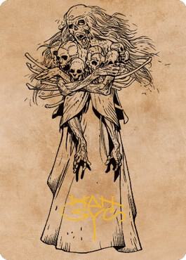 Myrkul, Lord of Bones Art Card (73/81) (Gold-Stamped Signature)