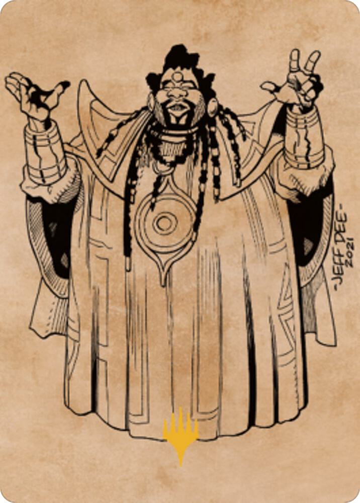 Alaundo the Seer Art Card (Gold-Stamped)